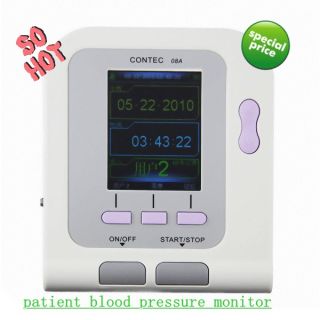 New,Digital Blood Pressure Monitor,Free SW,Adult Cuff,and Probe,USB