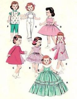 VINTAGE 14 SAUCY WALKER DOLL CLOTHES Pattern 7973
