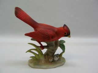 cardinal bird porcelain figurine napco japan B2790