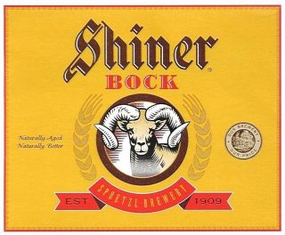 Shiner Bock Beer Label Refrigerator / Tool Box Magnet