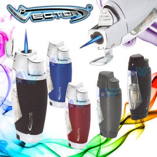 Cyborg Adjustable Single Torch Blue Flame Butane Lighter   All Colors