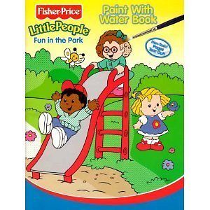 NEW Fisher Price Little People Paint with Water Book   Fun In the Park