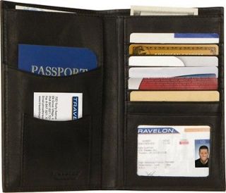 TRAVELON RFID BLOCKING EXECUTIVE ORGANIZER, PASSPORT CASE, CARD CASE