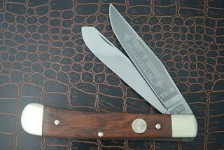BOKER TREE BRAND CLASSIC WOOD TRAPPER KNIFE SOLINGEN GERMANY 2525