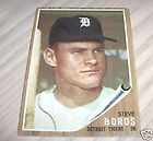 1962 Post 16 Steve Boros Detroit Tigers EX