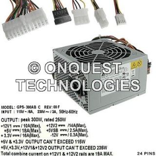 04A5 00280AS Asus Power Supply PS 300W 24P Essentio CM5570 AP006