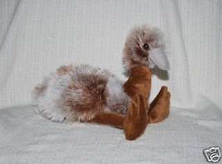 NEW* LARGEST AUSTRALIAN NATIVE BIRD EMU SOFT STUFFED ANIMAL TOY 18cm