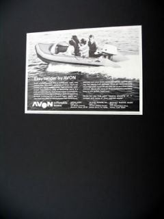 Avon Inflatable Boats boat 1970 print Ad