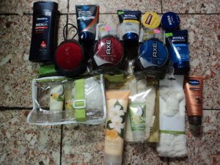 Huge lot of 15+ body scrubbers, face washes, lotions, hair wrap