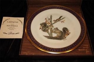 Vintage Lenox Boehm Woodland Wildlife Series Squirrels In Original Box