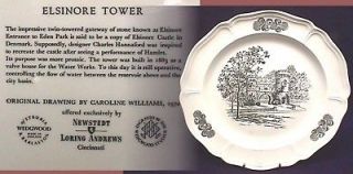 CAROLINE WILLIAMS PLATE CINCINNATI ELSINORE TOWER 70