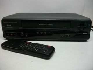 Symphonic 4 HEAD stereo VHS VCR player recorder SE436G
