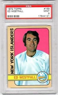 1972 TOPPS ED WESTFALL #159 PSA MINT 9 1/34 POP