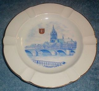Newly listed Souvenir Ashtray of Frankfurt   Marked Winterling Bavaria