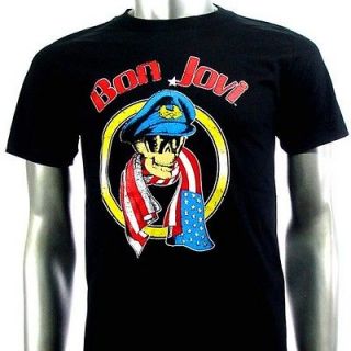 Sz M Bon Jovi T Shirt American Punk Rock S59
