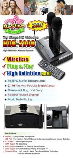 HDK2000 Karaoke Music Magic Wireless Mic Tagalog English Hindi Spanish