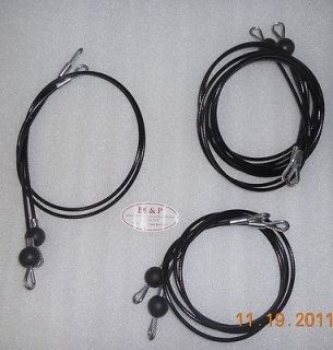 Bowflex Xtreme Replacement pack pair of Black Cables 34 Squat 41 Lat