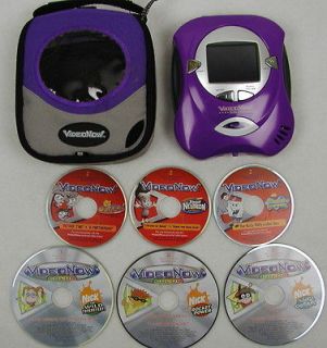 Video Now Color Player Case 6 discs Purple Boy Girl VideoNow