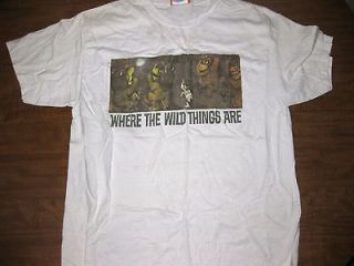 WHERE WILD THINGS ARE book cover large beater T shirt Maurice Sendak