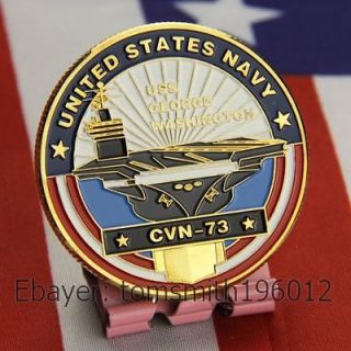 NAVY / USS George Washington / CVN 73 / Military Challenge Coin