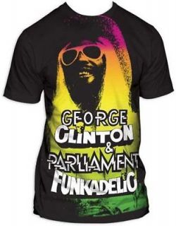 Funkadelic George Clinton Parliament Big Print Subway Shirt SM, MD, LG