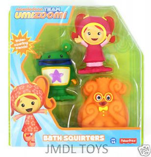 TEAM UMIZOOMI BATH SQUIRTERS MILLI BOT & SQUIDDY NEW IN PACKAGE