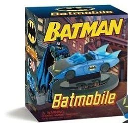 BATMAN BATMOBILE CAR KIT INCLUDES REPLICA VEHICLE WITH STAND & BOOK