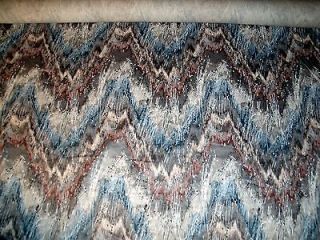 10+ yd~56 Stanley King Studio Teflon Coated Chintz Fabric Tuquoise