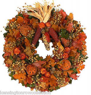 NATURES BOUNTY WREATH COLLECTION   AUTUMN WREATH   FALL WREATH   DRIED