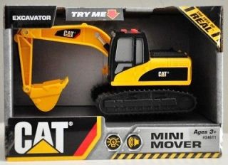 MINI MOVER   CAT DIGGER EXCAVATOR w/ LIGHTS & SOUNDS Pretend Toy
