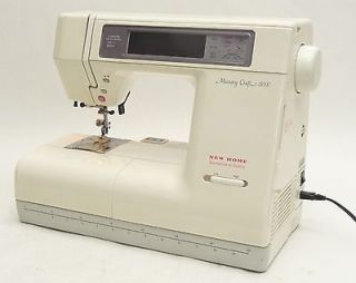 NEW HOME JANOME MEMORY CRAFT 8000 COMPUTERIZED EMBROIDERY SEW SEWING