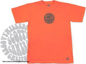 Scotty Cameron 2012 GROOVY MILLED PUTTERS T Shirt Neon Orange NIB