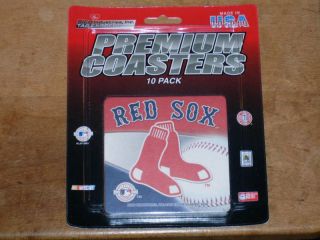 Boston Red Sox Premium Coasters MLB (10) Mug/Drink New