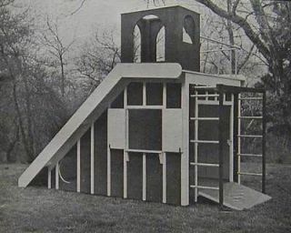 Playhouse 2 Levels   Slides & Tunnel prefab How To build PLANS