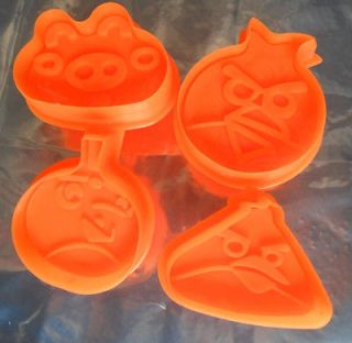 4PCS Angry Birds Shaped Cookie Cutter Fondant Cake Decoration tools
