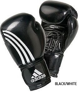 ADIDAS Shadow Boxing Gloves Black 16oz Training Punching Bag Sparring