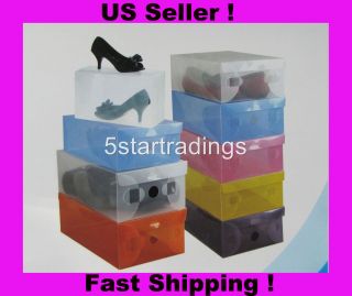 Clear Shoe Box Plastic Stackable Boxes Organizer Find Shoes Easy