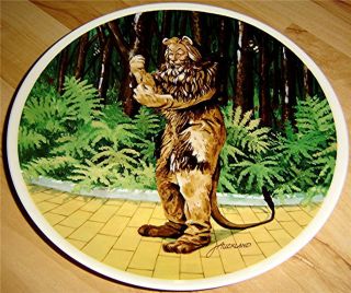If I Were King The Wizard Of Oz LION Bradford Exchange Plate