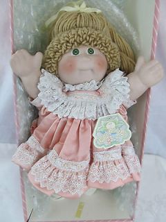 VINTAGE JESSICA LOUISE CABBAGE PATCH PORCELAIN DOLL SIGNED LIMITED