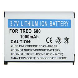 Brand New Replacement 3.7v 1000 mAh Battery For Palm Treo 680, 750 And
