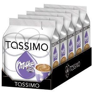 Tassimo Milka Hot Chocolate , 5 x Packs (40 Servings) 80 T Disc