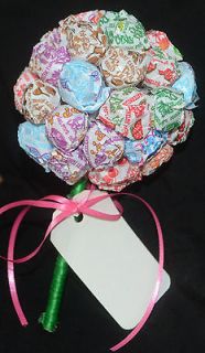 Dozen (12) Mini CANDY BOUQUETS~ Dum Dums Valentines Day gifts/ Party