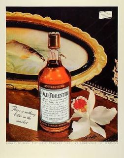 Ad Diamond 75th Anniversary Brown Forman Old Forester Bourbon Whiskey