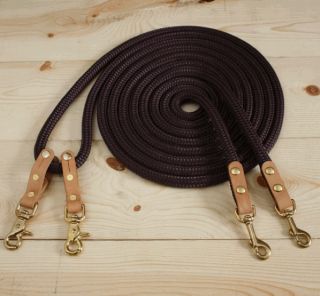 Yacht Rope Pulley Draw Rein / Schooling Training Running Reins