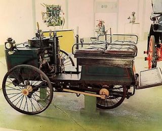 1968 Print Antique De Dion Bouton Automobile Museum Trepardoux Steam
