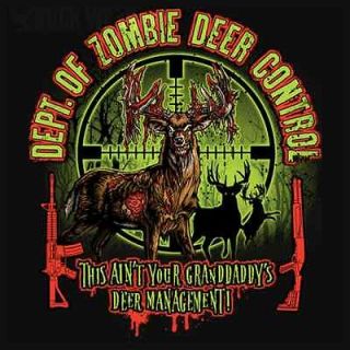 Newly listed Buck Wear 2458 Department of Zombie Deer Hunting Funny T