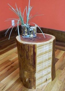 Edge Red Cedar Stump Stool/Reclaime d Timber/Plant Stand/Table 10207