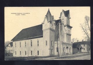 ALBIA IOWA PRESBYTERIAN CHURCH DES MOINES IA. 1927 ANTIQUE VINTAGE