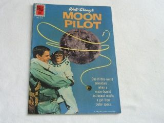 OLD 1962 FOUR COLOR DISNEY MOON PILOT MONKEY COMIC BOOK