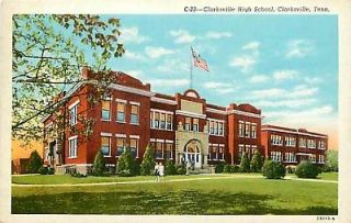 TN CLARKSVILLE  HIGH SCHOOL TOWN VIEW EARLY R98 11